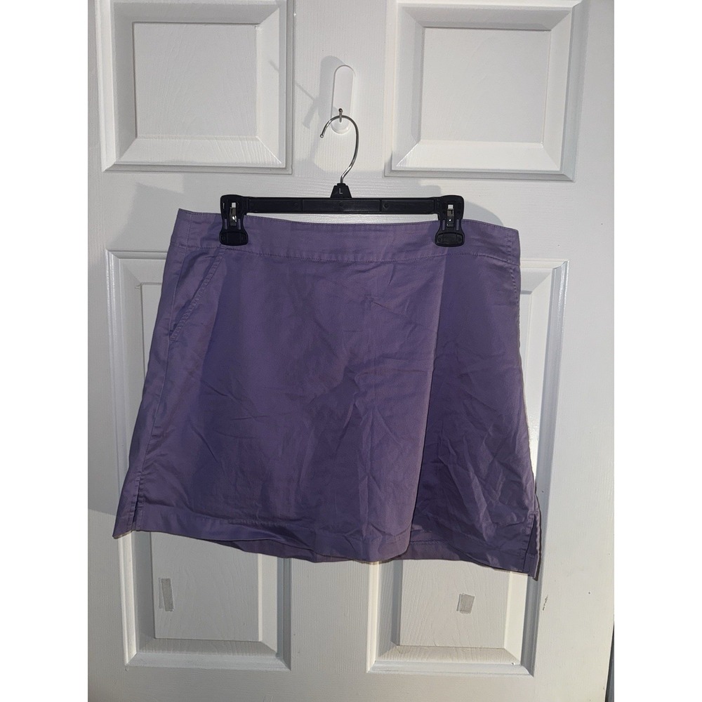 Women's Lady Hagen Purple Golf Skort Size 12 Athletic Tennis Skirt Shorts
